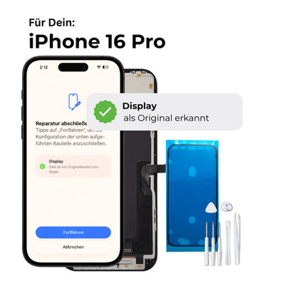 iPhone 16 Pro Soft OLED Display 120Hz Diagnostik ohne Fehlermeldung