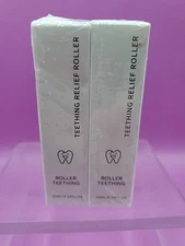 2 Pack Teething Roller Oil Teething Relief Roller Oil All Natural 0.34oz 01/28