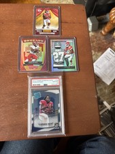 17 Kareem Hunt: R&S; Prizm Crusade Red /99, Introduction; PSA Optic 10 Gem MT