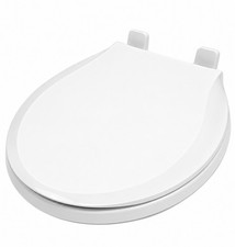 KOHLER 4639-RL-0 Cachet ReadyLatch Quick-Release Round Toilet Seat - White