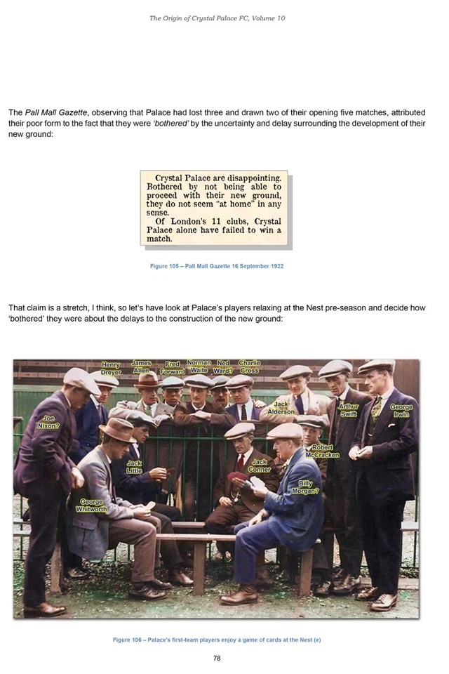 The Origin of Crystal Palace FC, Volume 10, Colour Edition, Hardback - Image 2 of 4