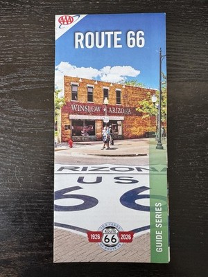 The Map of Route 66 American Highway - AAA Road Map-Guide Series - 2025