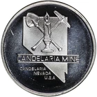 Vintage 1987 Nerco Cadelaria Mine Nevada 10 Million 1 oz .999 Fine Silver Round