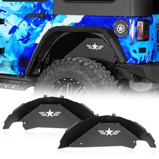 JK Aluminum Rear Inner Fender Liners for 2007-2018 Jeep Wrangler JK Unlimited