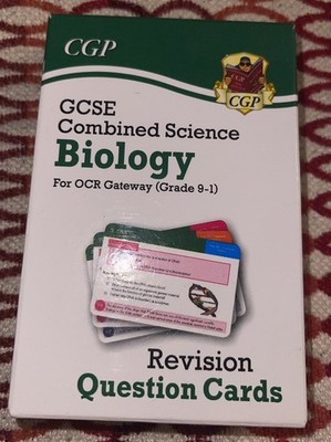 CGP GCSE Combined Science Biology OCR Gateway Grade 9-1 Revision Flash Cards 