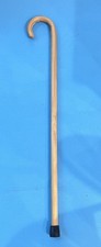 Solid Wood Walking Cane 37" Crook Handle Traditional Style