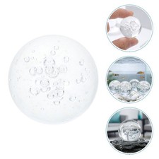Clear Crystal Sphere Glass Ball Reusable Decorative Orbs for Desktop and Garden