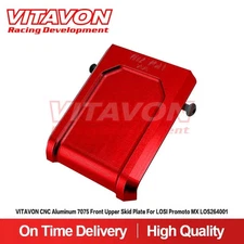 VTNPROM070 FRONT UPPER SKID PLATE FOR PROMOTO RED