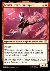 Spider-Gwen, Free Spirit #90 Common Marvel's Spider-Man MTG