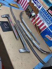 1963 1964 Ford Galaxie Galaxy 500 2 Door Fastback Windshield Trim Molding Set Oe