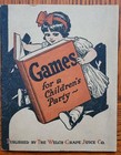 Vtg 1920s Welch's Grape Juice Booklet Games For Children's Party - Tenafly, NJ — photo 1