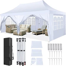 10x20 Canopy Heavy Duty Commercial Picnic Party Tent Waterproof Outdoor Gazebo