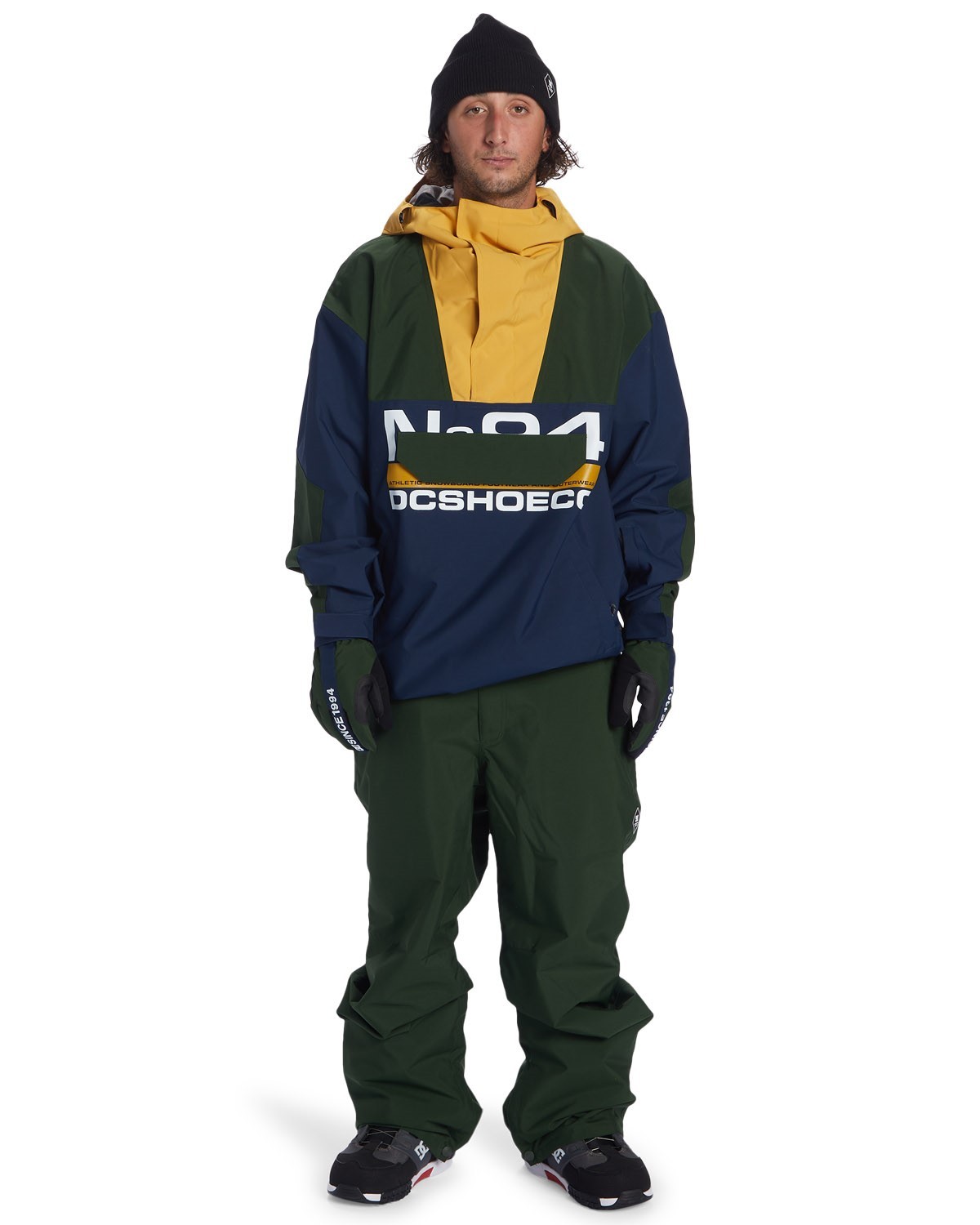 Сноубордическая куртка-анорак DC DC-43 мужской средний размер Dress Blues New 32090₽