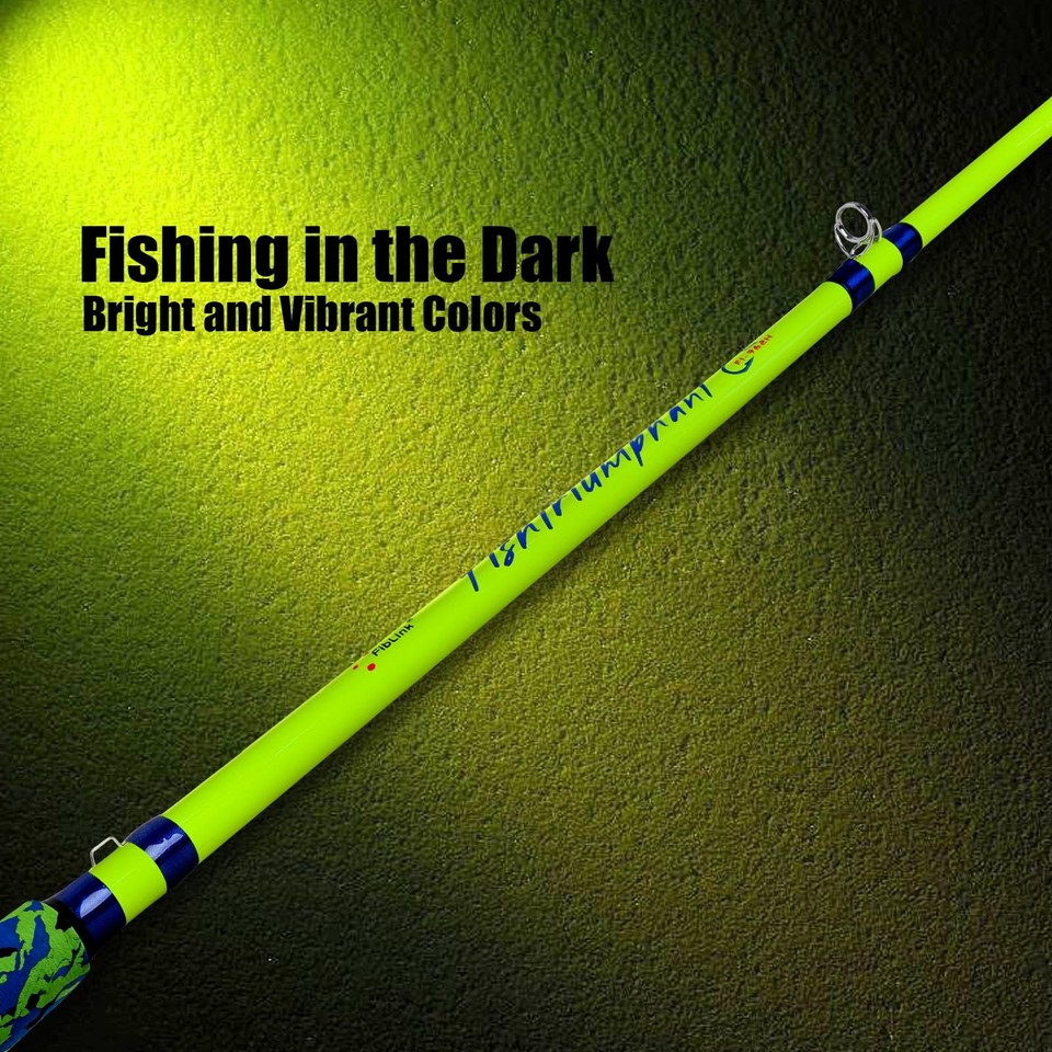 Fiblink Catfish Fishing Rods, 1 Piece/2 Piece Catfishing Pole, Medium ...