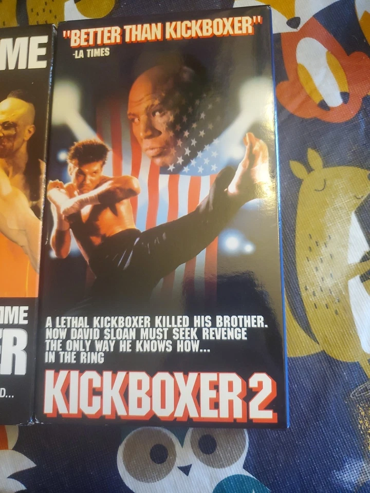 KICKBOXER 1 & 2 Lot 1989 VHS Jean-Claude Van Damme Action Bloodsport Kung Fu - Image 3 of 3