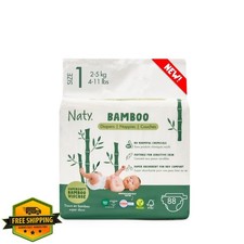 Naty Bamboo Diapers Size 1 88 Count