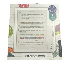 Kobo Libra Colour eReader 7" Glare-Free Colour eInk Kaleido 3 Display NEW RETAIL
