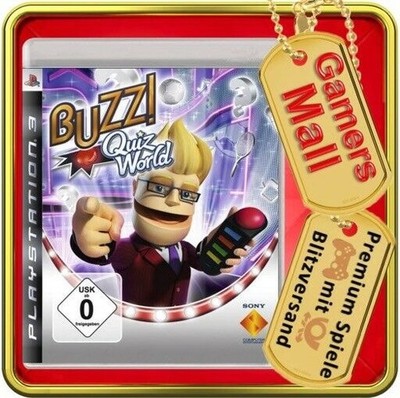 Buzz!: Quiz World | Sony PlayStation 3, PS3 | in DEUTSCH | Blitzversand