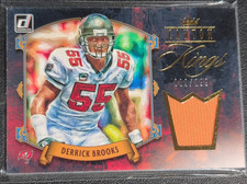 2020 Panini Donruss Derrick Brooks Canton Kings Memorabilia Insert #CK-DB