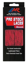 A R Sports Pro-Stock Laces Red 84" - Waxed