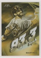 2019 Topps Fire Maximum Velocity Gold Minted JD Martinez #MV-15 sv5