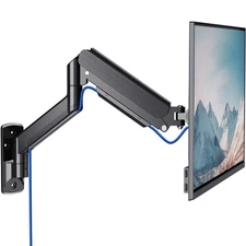 WALI Computer Monitor Wall Mount for 17 to 32 Inch Screens, Single Monitors M...