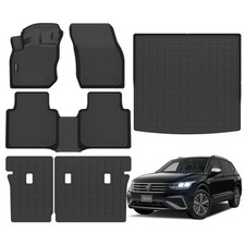 Floor Mat Set for 2025 2026 Volkswagen VW Tiguan Includ Floor Mats Trunk Li...