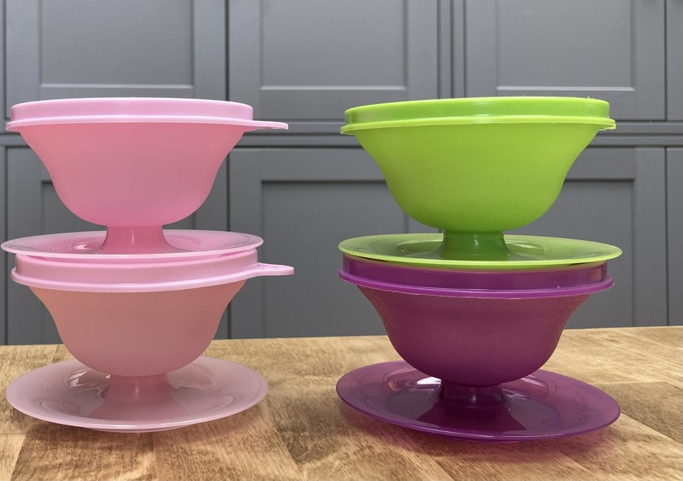 Pudding Tupperware Tupperware Dessert Pudding or Jello Cups-Sets of 4 or 6-NEW-SHIPPING ...