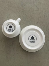 Malacasa Porcelain Espresso Cups With Saucers And Holders Set Of Four