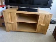 John Lewis Solid Oak TV and Media Stand￼