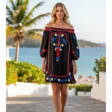 Poupette St Barth Floral Mini Dress S Off Sho...