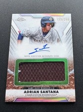 2025 Topps Pro Debut - Pro Debut Jumbo Relic Autographs Adrian Santana /250