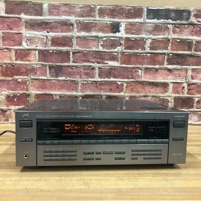 Vintage JVC RX-707V Dynamic Super-A Stereo Receiver - AMBER LCD - Works Great