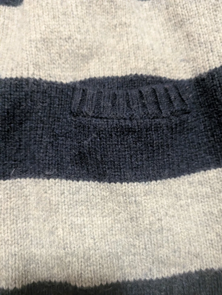 Rare Vintage Y2k Hollister Dress Chunky Knit Will Striped Women's Size L - Image 4 of 4