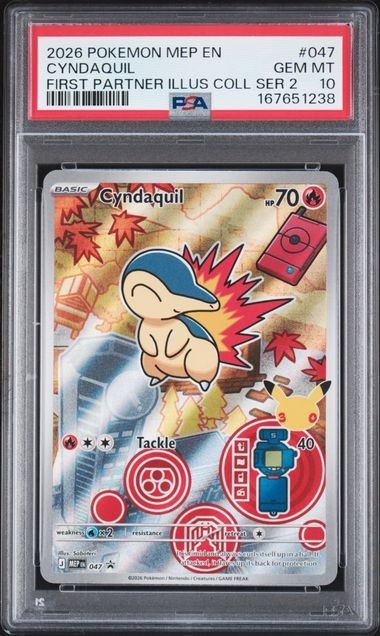 SEQUENTIAL PSA 10 JOHTO FIRST PARTNER  COLLECTION SERIES 2 PRESALE 8/21 view 2