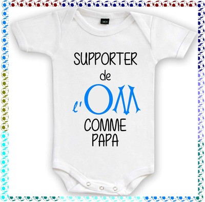 Baby Toddler Clothing Body Bebe Supporter De Marseille Om O M Originale One Pieces