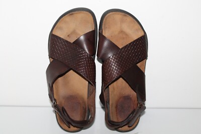 Donlad J Pliner Harmon Sandals, Brown, Leather, Men display picture 3