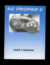 InterAct SG ProPad 6 Controller Sega Genesis  INSTRUCTION MANUAL ONLY 