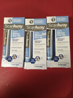 3 Scaraway Scar 100 Silicone Scar Gel Gel 0 71 Oz Exp 06 2020 Ebay