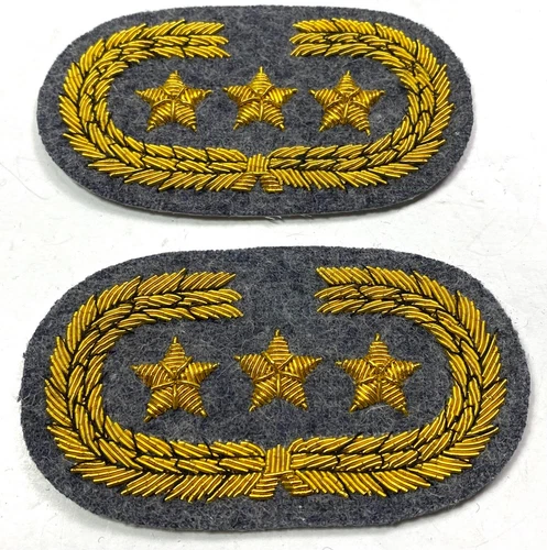 CIVIL WAR CS CONFEDERATE GENERAL TUNIC FROCK COAT COLLAR INSIGNIA-INFANTRY