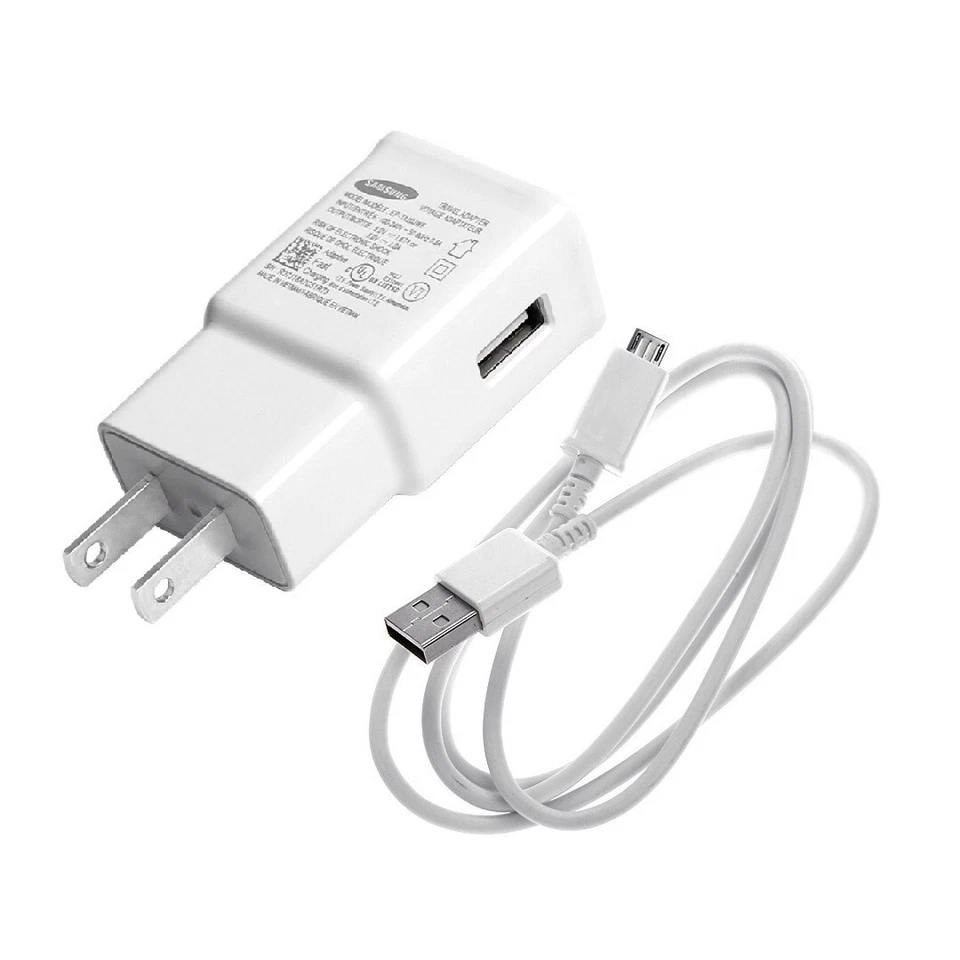 Original Samsung Galaxy S6 S7 +Edge 15W Fast Charger & 3.3 ft Micro USB Cable - Image 2 of 2