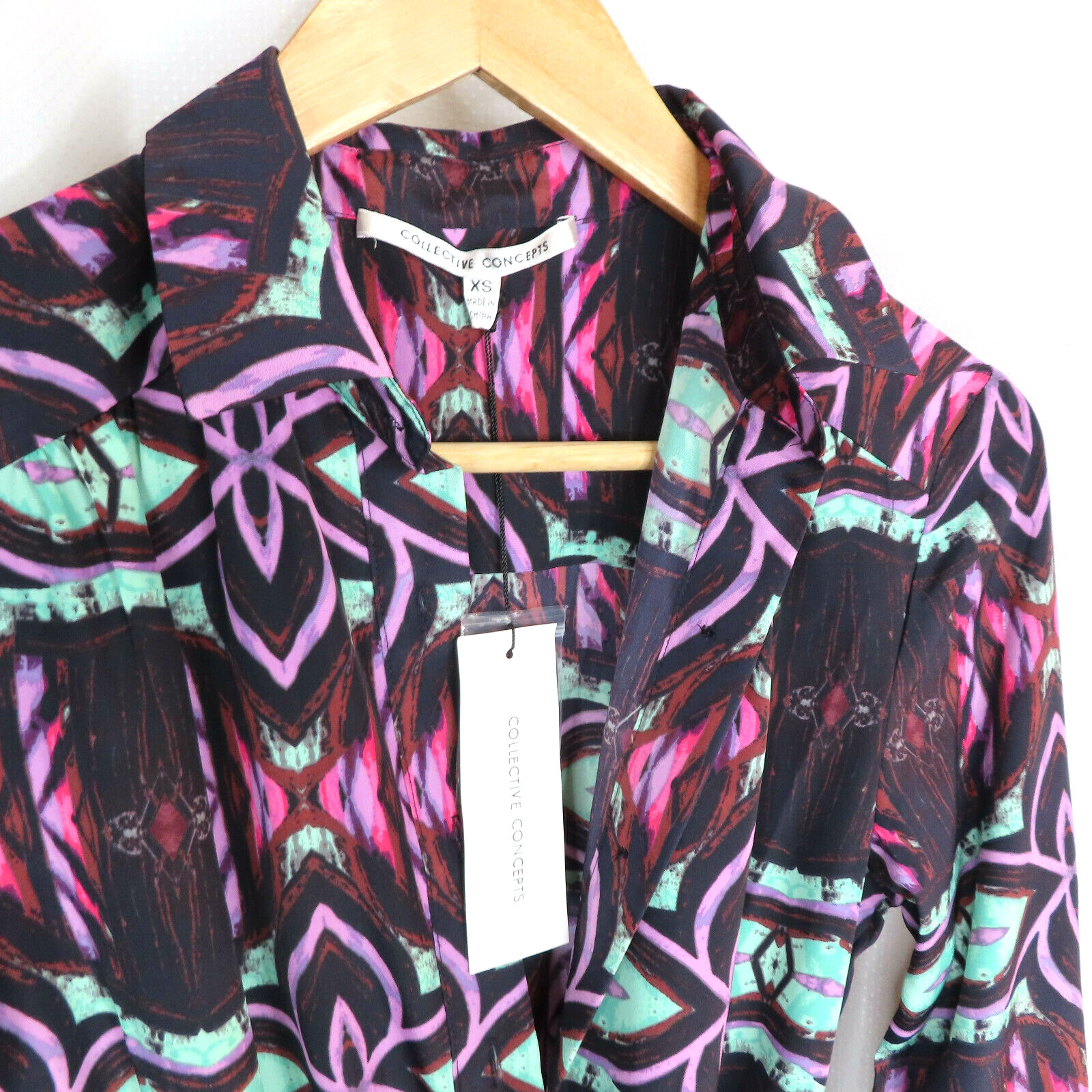 Nwt New Collective Concepts Womens Stitch Fix Tie Dress Sz XS