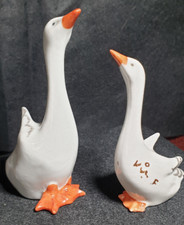 Vintage USSR porcelain figurine decorative Goose Gooses duck