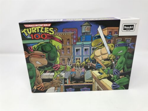 Teenage Mutant Ninja Turtles - RoseArt Vintage 100 pc Puzzle Jigsaw - New THUGS - Picture 1 of 5