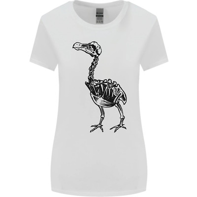A Dodo Skeleton Damen T-Shirt breiter geschnitten