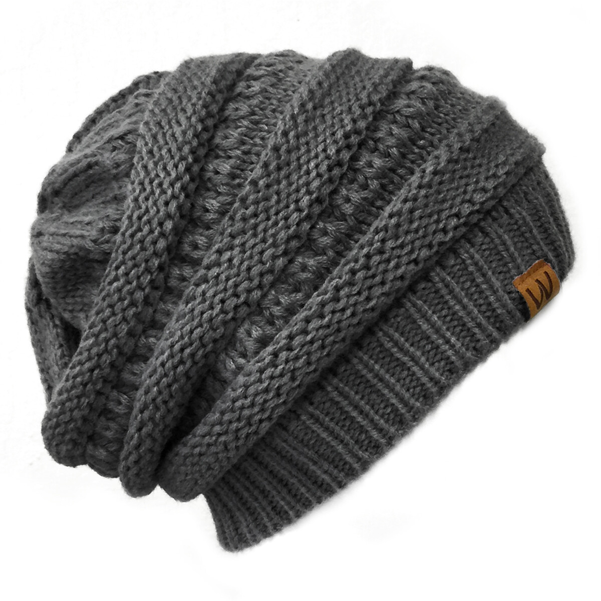 Wrapables Winter Warm Knitted Infinity Scarf and Beanie Hat Set ...