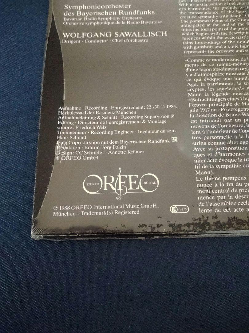 Pfitzner Orchestral Collection Sawallisch Orfeo Lp | eBay