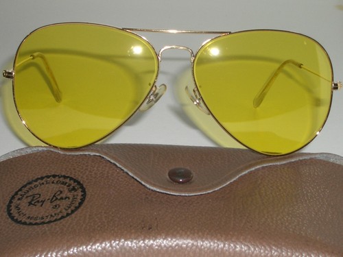 1960's 62mm VINTAGE B&L RAY BAN GEP LARGE KALICHROME CRYSTAL AVIATOR SUNGLASSES - Picture 4 of 14