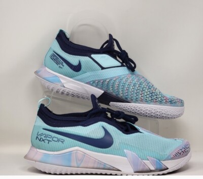 Nike React Vapor NXT HC Glacier  Blue Court Shoes CV0742-402 Women Size 10.5 New