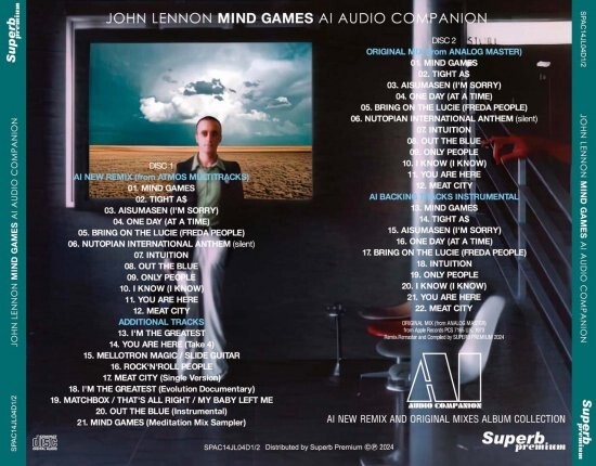 JOHN LENNON / MIND GAMES : AI - AUDIO COMPANION (2CD) | eBay